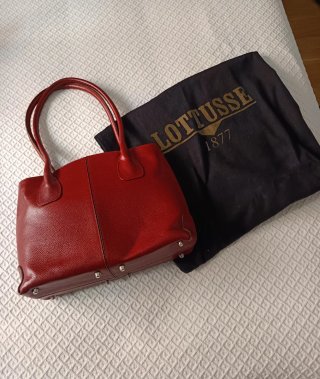 Bolso Lotusse Color Teja Piel
