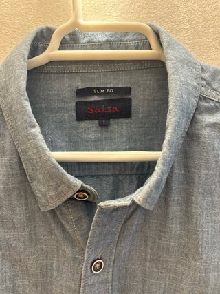 Camisa Salsa Slim Fit Hombre Talla L