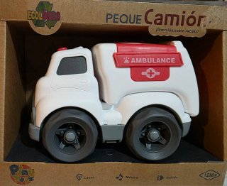 Peque camión ecológico ambulancia, +12 meses