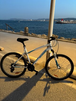 Bicicleta Rockrider Blanca