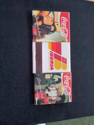 Cerillas Vintage Coca-Cola e Iberia