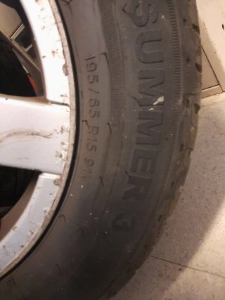 Llantas aluminio VW Touran con neumáticos