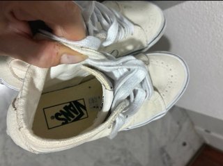 Zapatillas Vans SK8-Hi Beige/Blanco