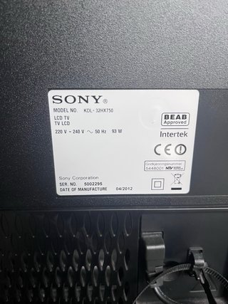 Televisor Sony Negro