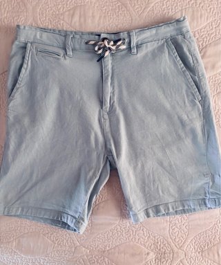 Pantalón corto azul hombre