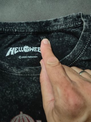 Camiseta Helloween Talla XXL