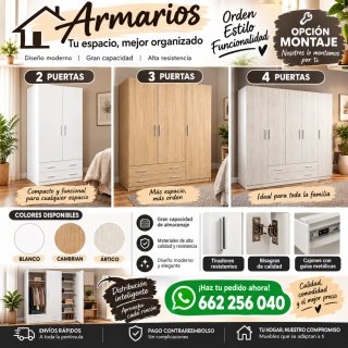 Armarios 2, 3 y 4 puertas