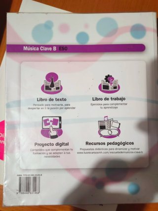 Libro Música Clave B 3° ESO