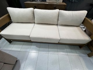 Sofá 3 Plazas SKLUM Beige Tela