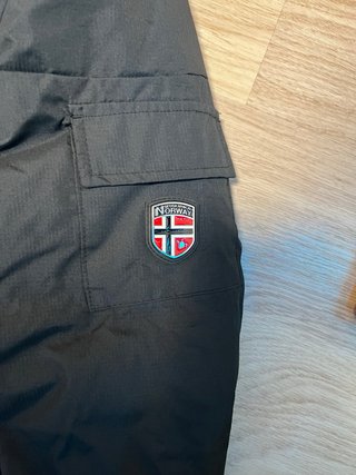 Geographical Norway Chaquetón Negro con Capucha