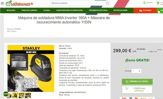 Kit Soldador Inverter 160A Stanley