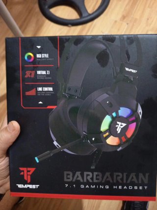 Cascos Gaming Tempest Barbarian 7.1 RGB