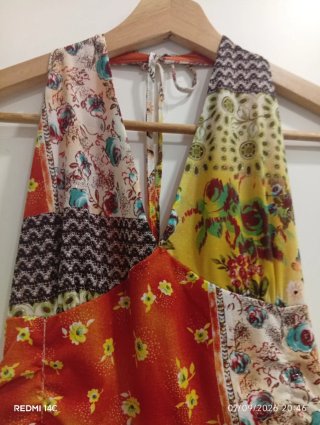 Vestido Verano Espalda Descubierta Talla M