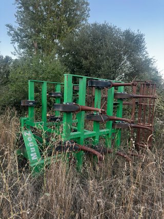 Cultivador agrícola plegable 4 metros con rulo