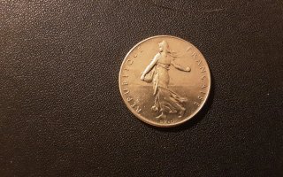 3 Monete 1 Franco Francese Anni '60
