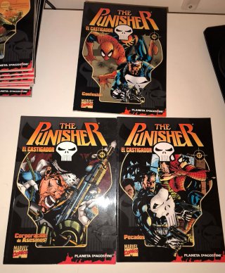 Colección comics Punisher a 2'15€ cada uno.