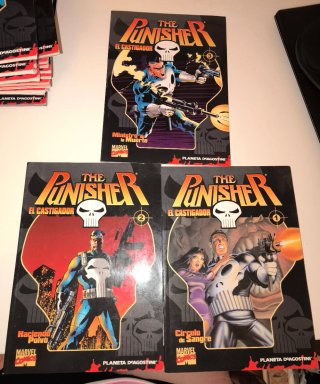 Colección comics Punisher a 2'15€ cada uno.
