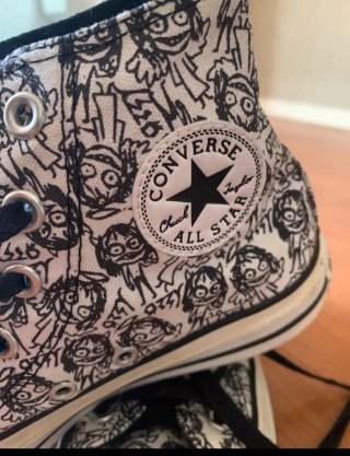 Converse gótica heavy ozzy
