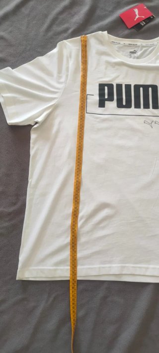 Camiseta Puma blanca logo DryCELL