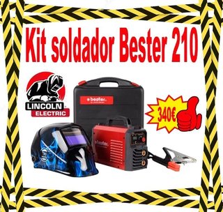 SOLDADOR BESTER 210ND + MÁSCARA