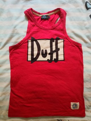 Camiseta Duff Roja Talla L