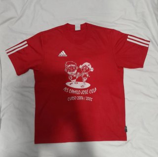 Camiseta Adidas Roja Talla S