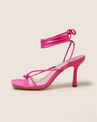 Sandalo donna fucsia