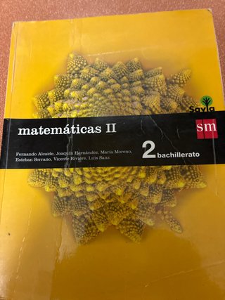 Matemáticas II 2 Bachillerato