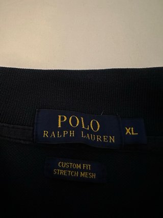 Polo Ralph Lauren Blu Manica Lunga XL