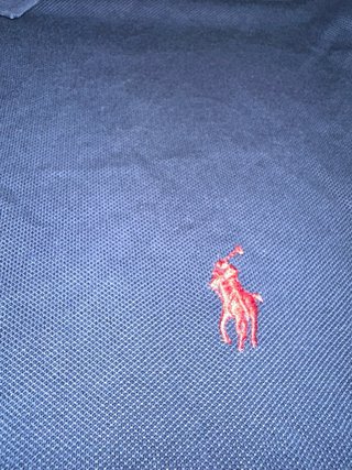 Polo Ralph Lauren Blu Manica Lunga XL