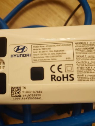 Cargador Hyundai Coche Eléctrico