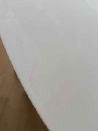 Mesa redonda Jysk blanca y madera