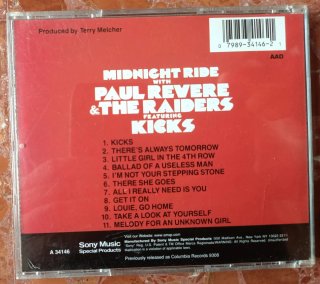 Paul Revere & The Raiders - Midnight Ride. Cd