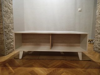 Mesa Centro Elevable Zaiken PLUS Blanca