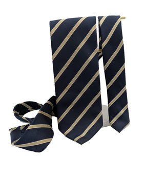 Cravatta Vintage Penna Sport Jazz Milano Blu Navy