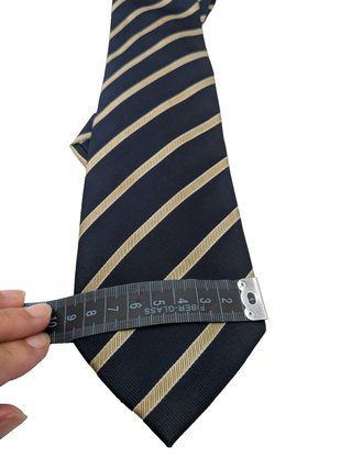 Cravatta Vintage Penna Sport Jazz Milano Blu Navy