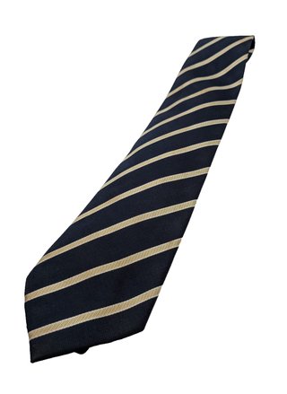 Cravatta Vintage Penna Sport Jazz Milano Blu Navy