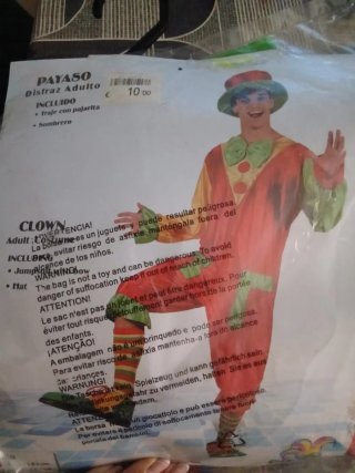 Disfraz Payaso Adulto