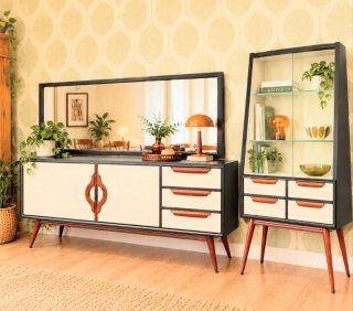 VITRINA MID CENTURY.