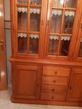 Mueble de comedor rústico madera
