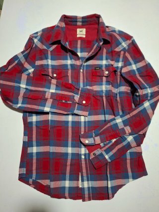 Camisa Lee Cuadros Vintage