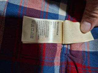 Camisa Lee Cuadros Vintage