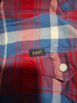 Camisa Lee Cuadros Vintage