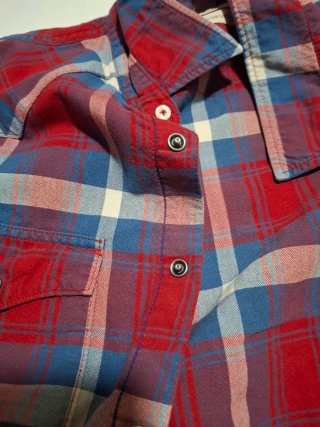 Camisa Lee Cuadros Vintage