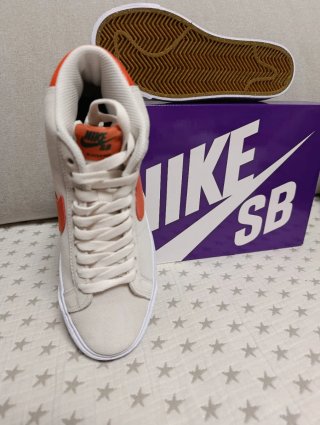 Nike Blazer Mid Beige Naranja