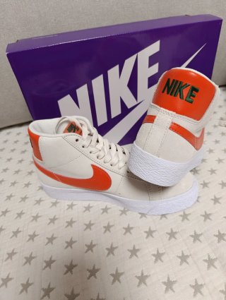 Nike Blazer Mid Beige Naranja