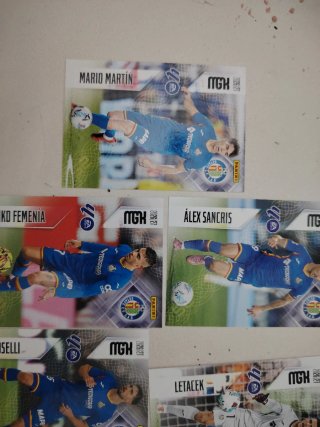 5 Cromos Getafe MGK 26/27