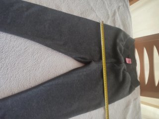 Leggings térmicos niña T.12 gris con elefante