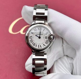 Reloj Cartier Ballon Bleu Plata y Blanco