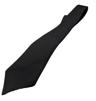 Cravatta Uomo Nera Classica 100% Poliestere